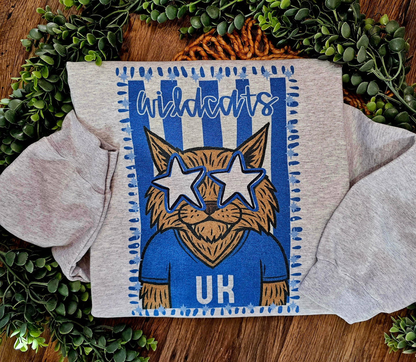 Preppy Kentucky Wildcat Sweatshirt