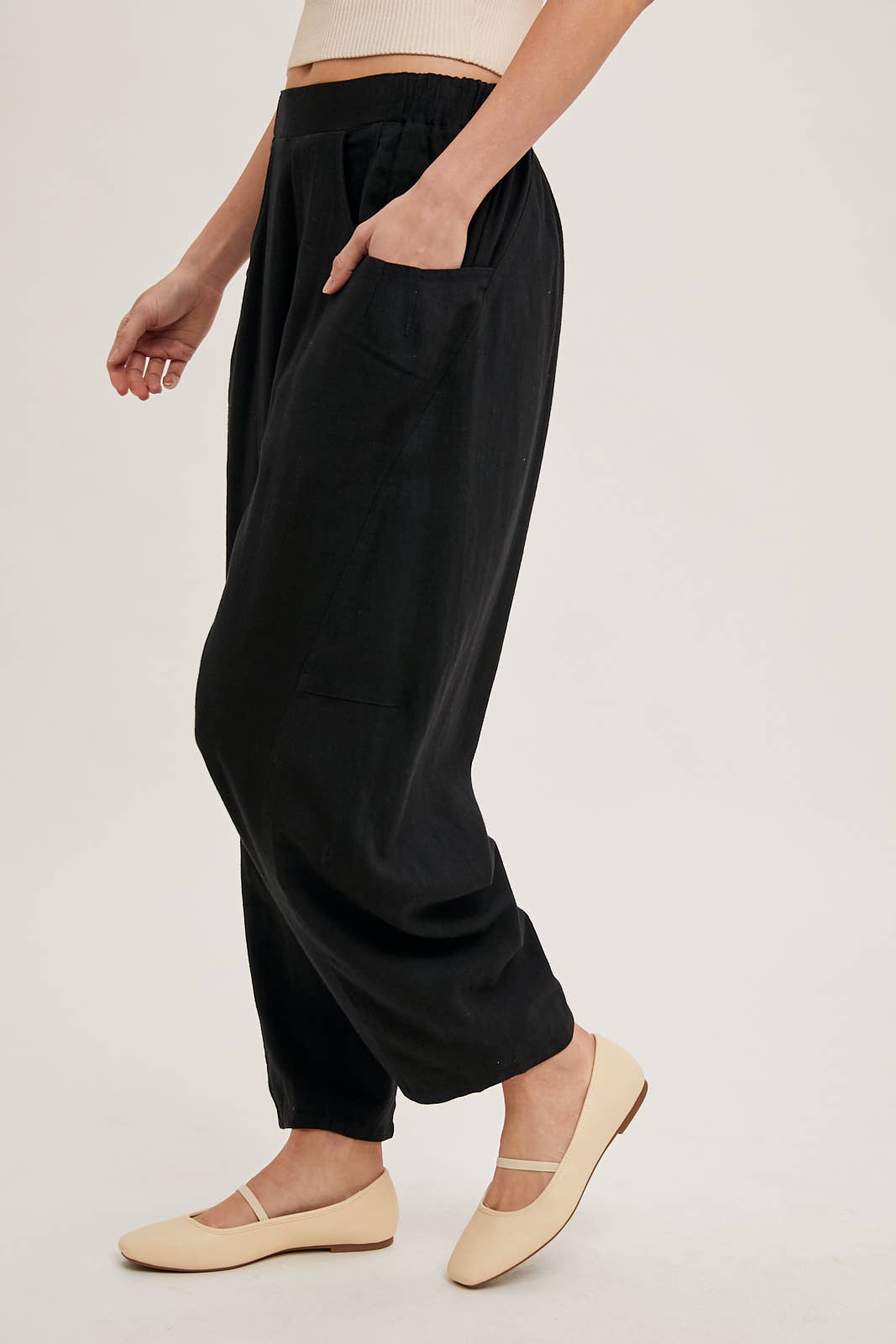 Relaxed Barrel Pants