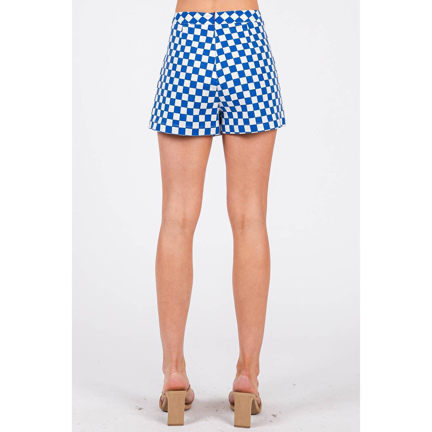 Game Day Checkered Wrap Skort