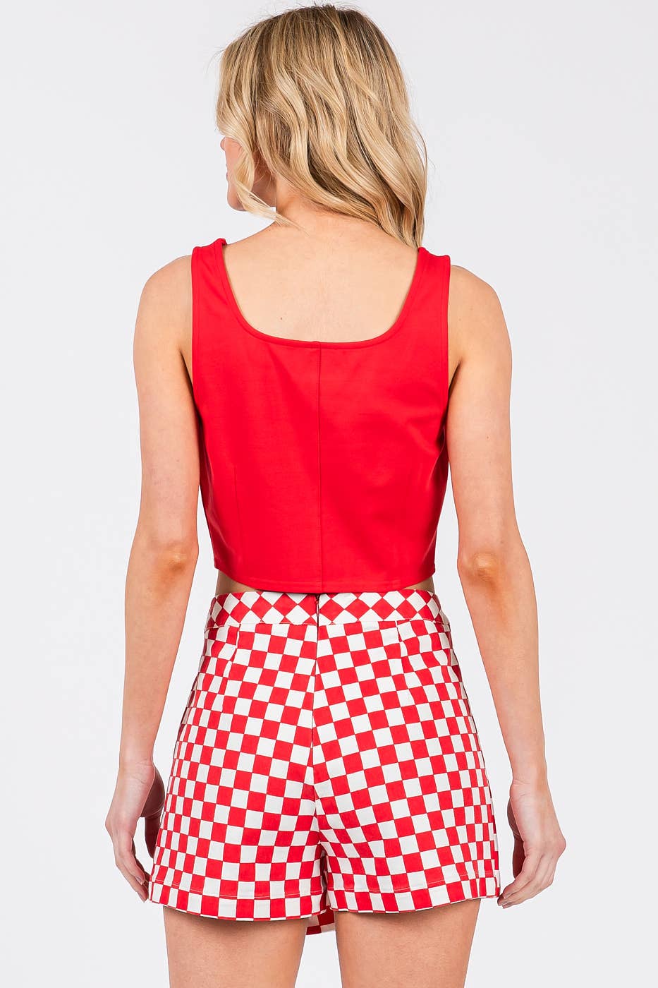 Corset Crop Tank Top