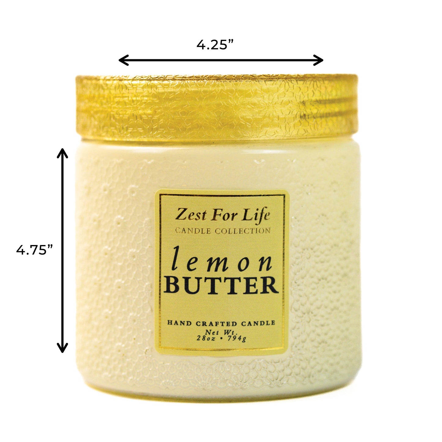 Zest For Life Candle (28oz.) - Lemon Butter