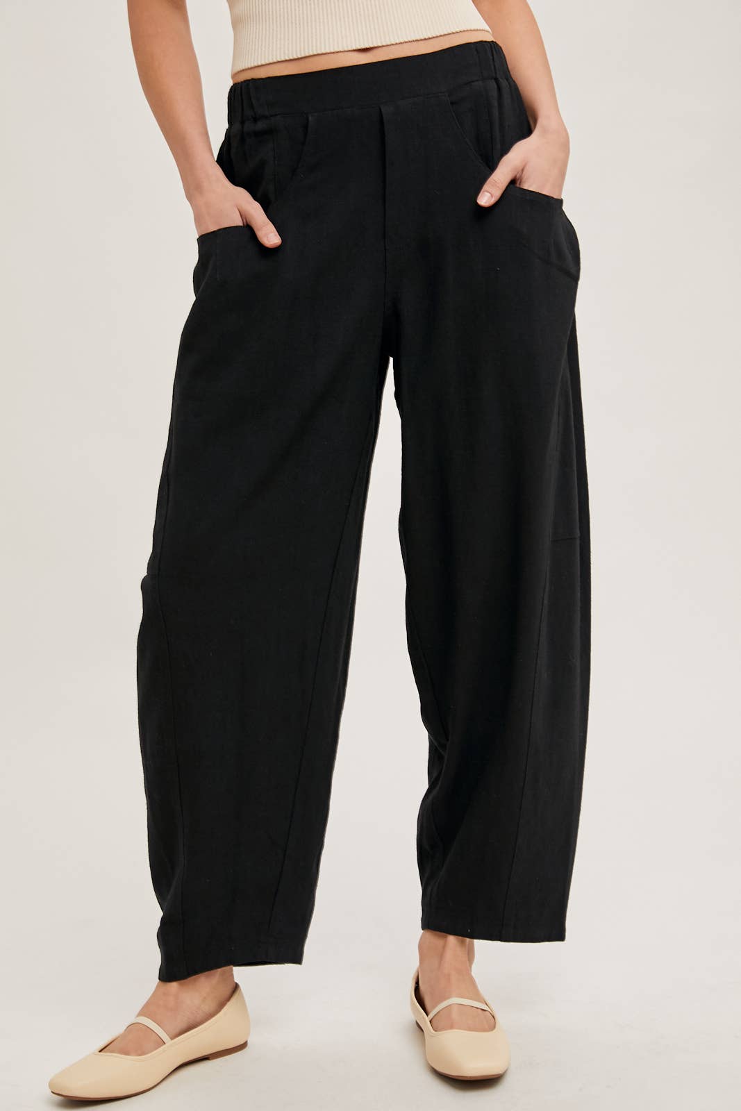 Relaxed Barrel Pants