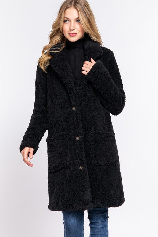 Faux Fur Teddy Sherpa Coat