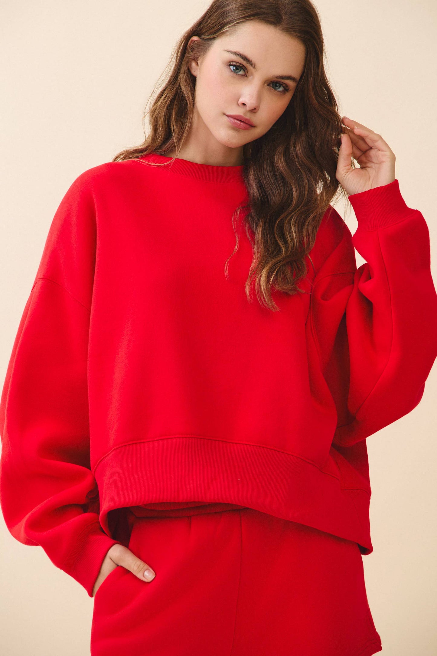Dropped Shoulder Sweatshirt