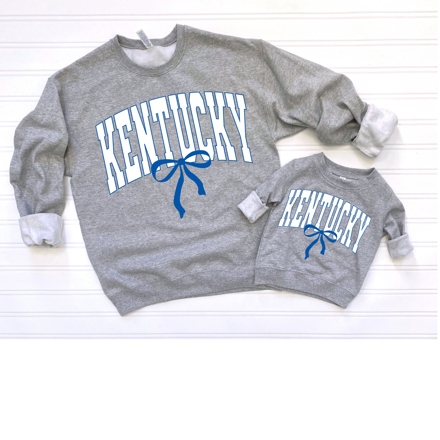 Kentucky Bow Sweatshirt Adult and Kids