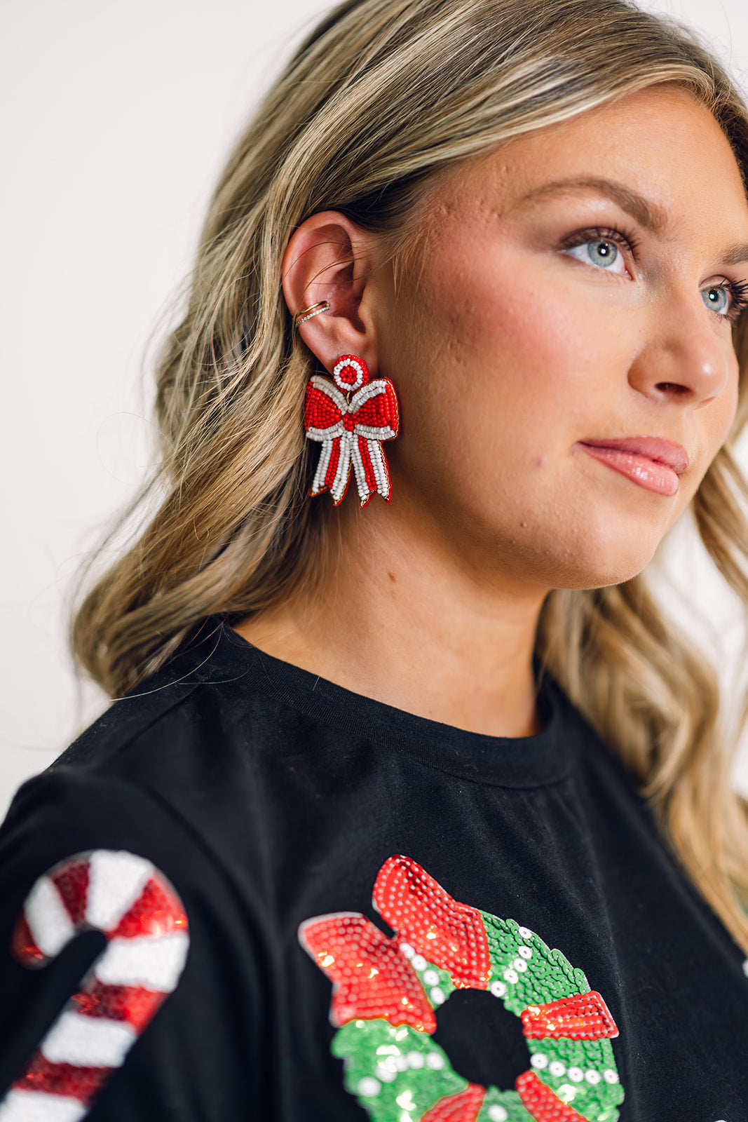 Sequin Christmas Essentials Tee