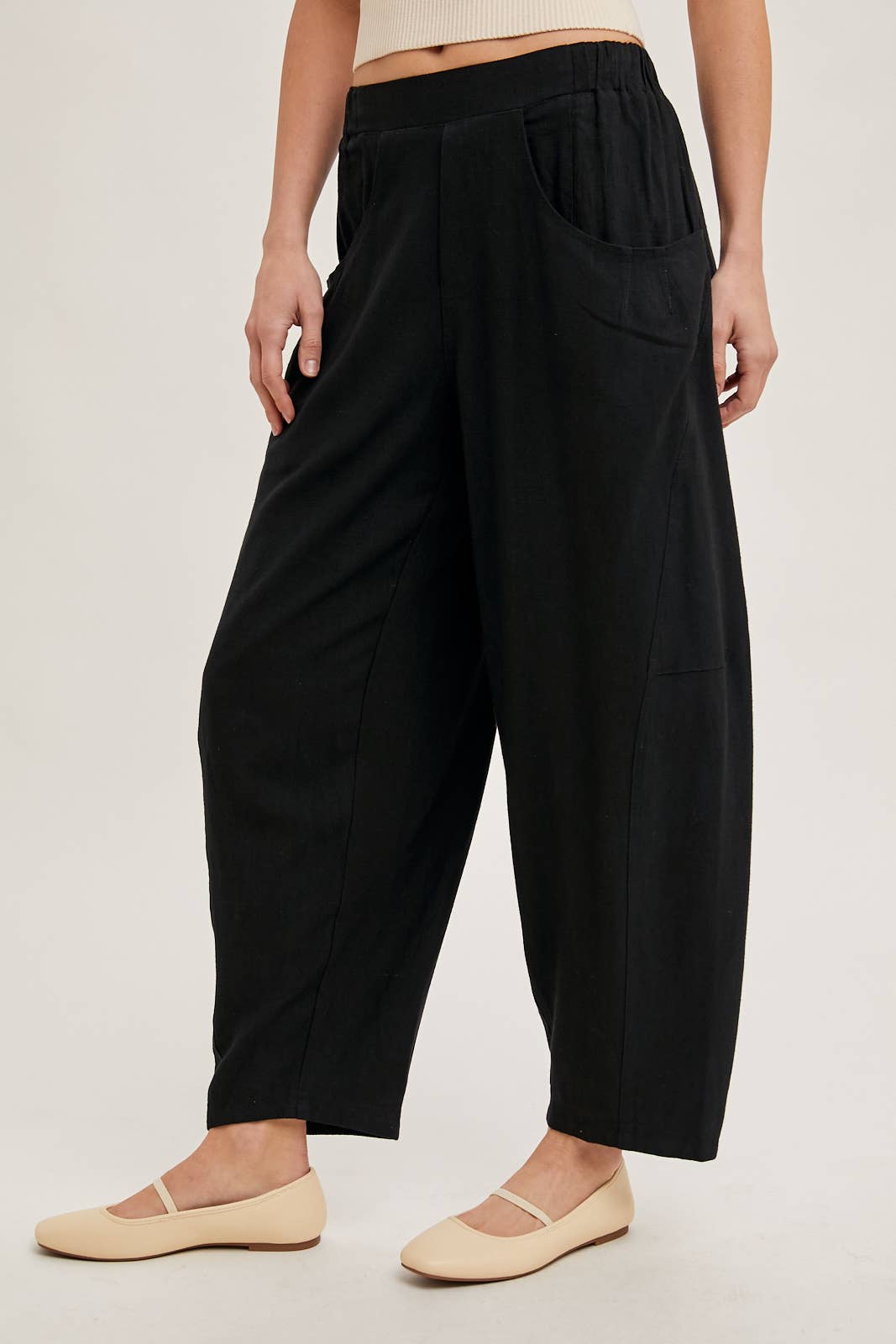 Relaxed Barrel Pants