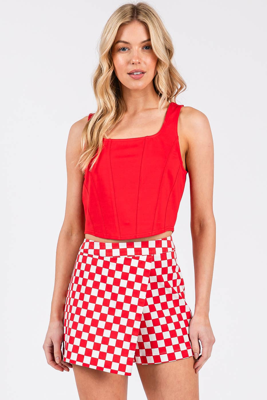 Corset Crop Tank Top