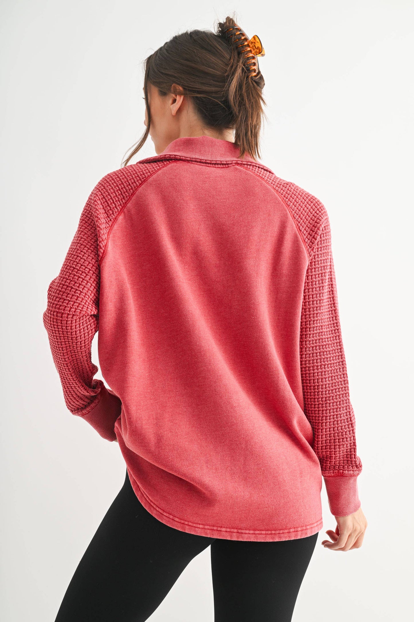 Duality Waffle Knit Henley