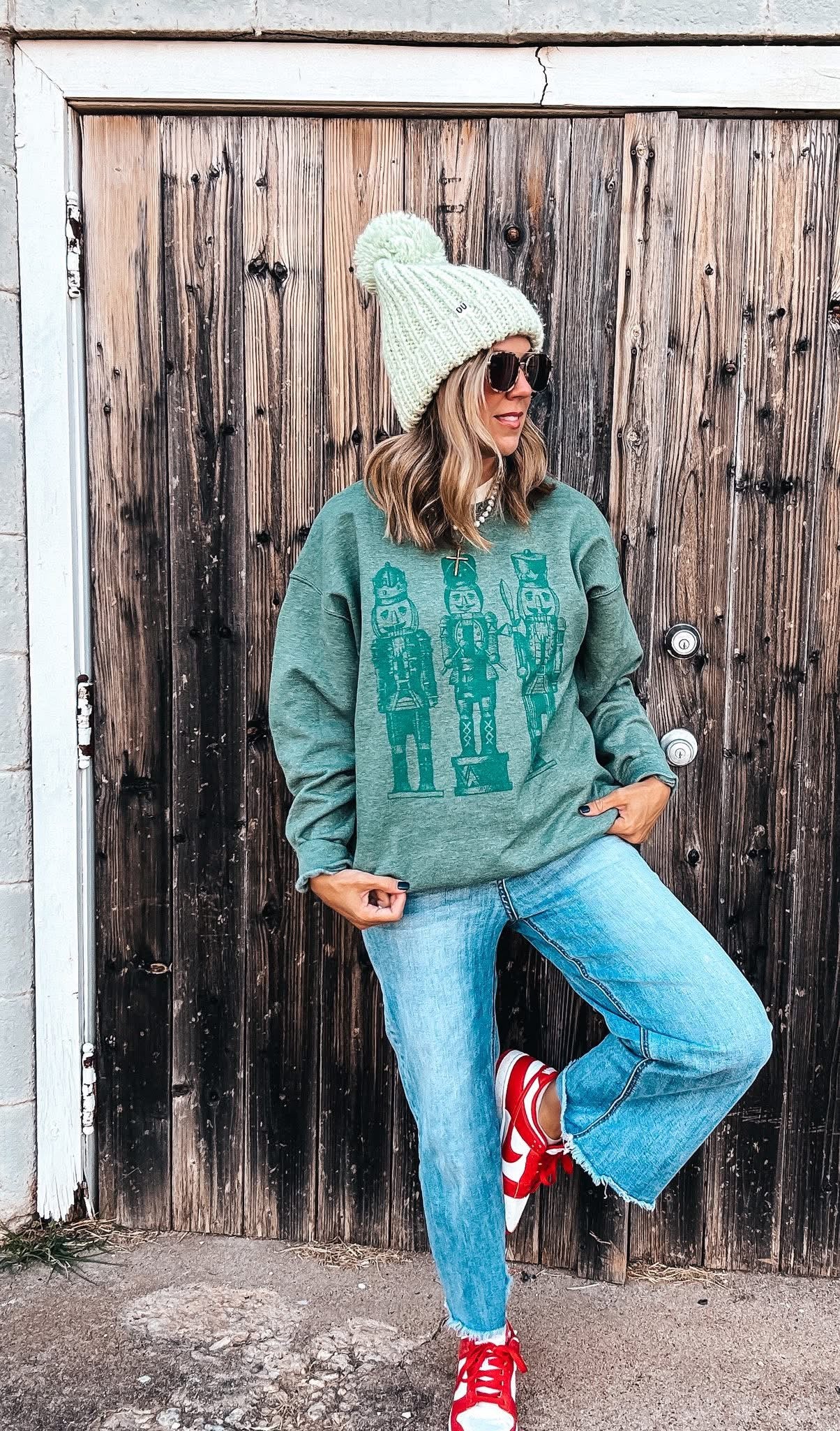 Monochrome Nutcracker Sweatshirt