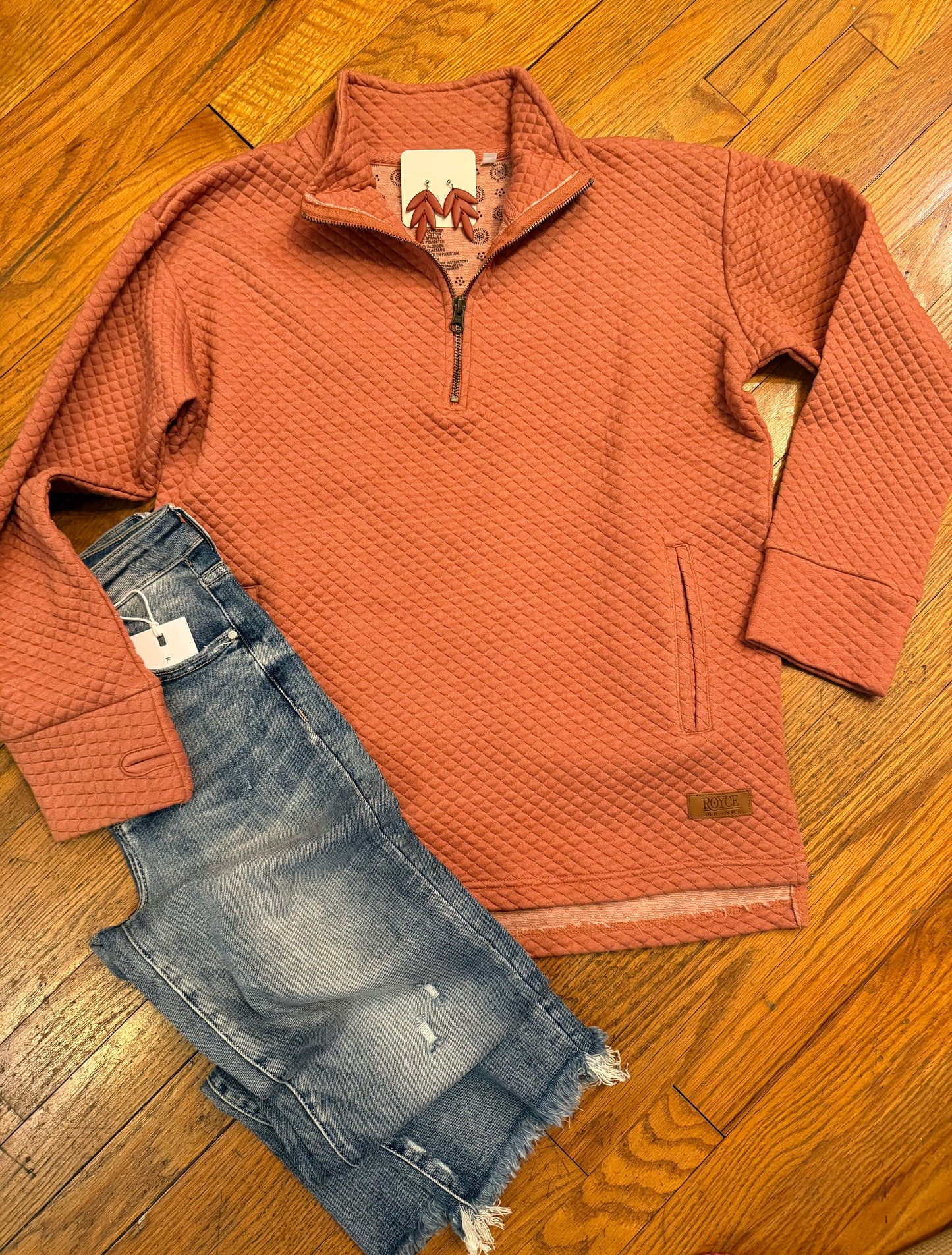 Pumpkin Quarter Zip