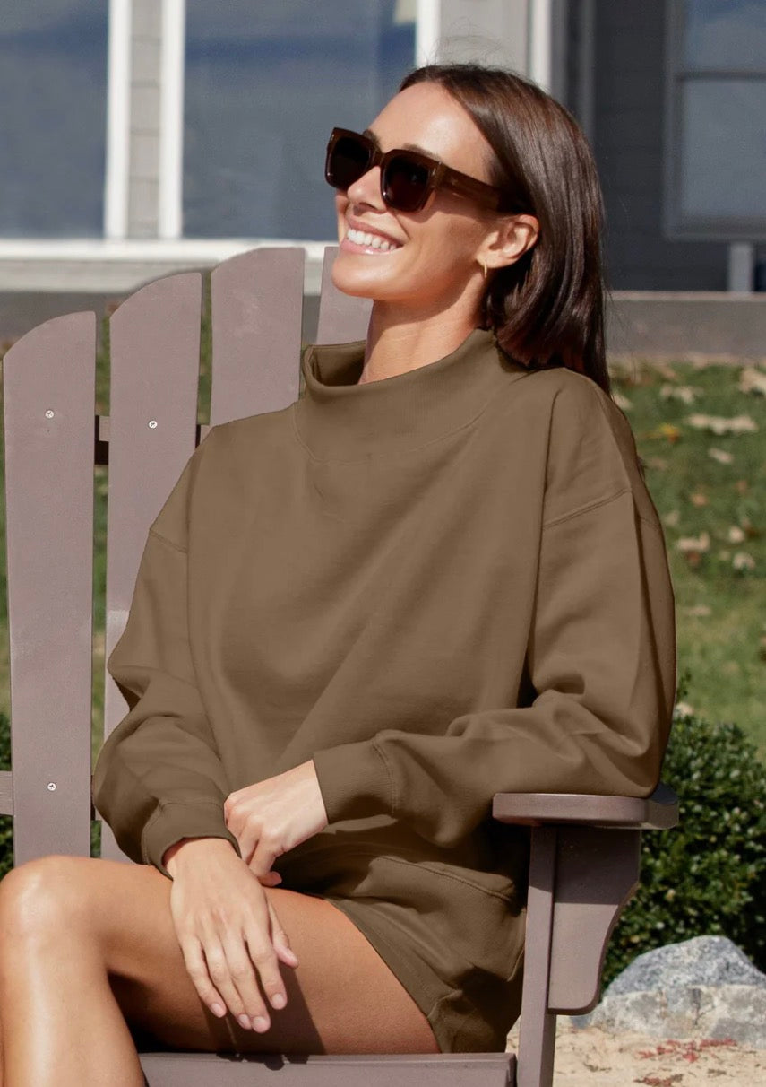 Mock Neck Fleece