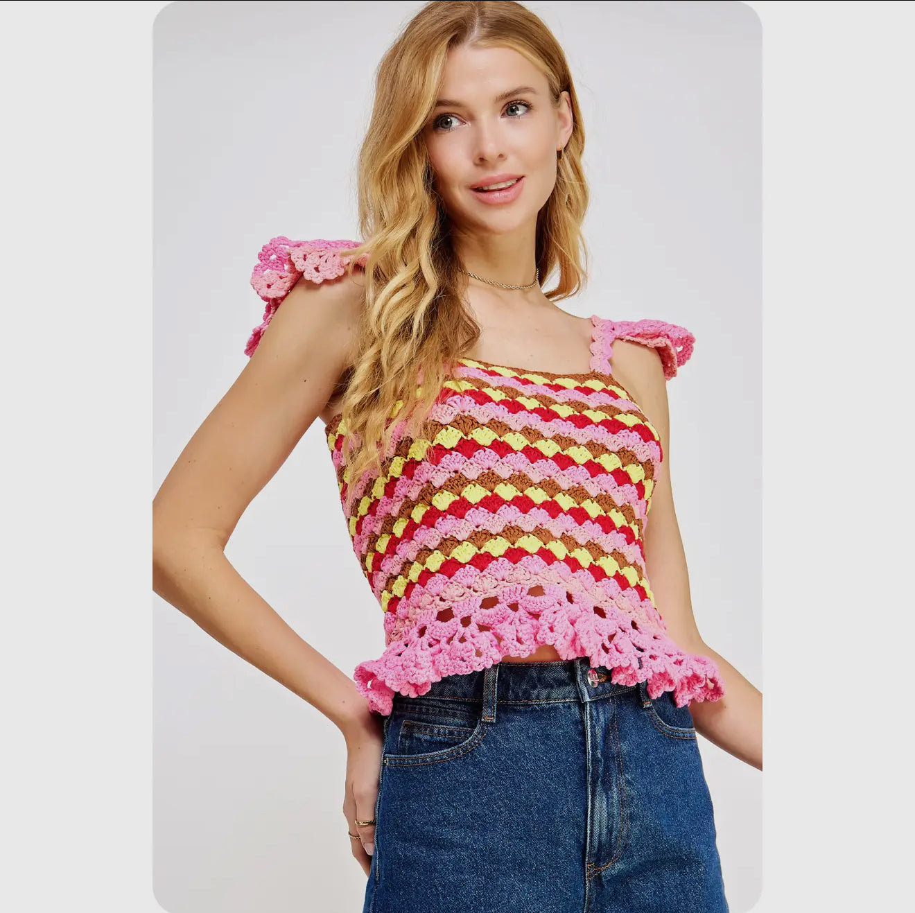 Knit Crochet Tank