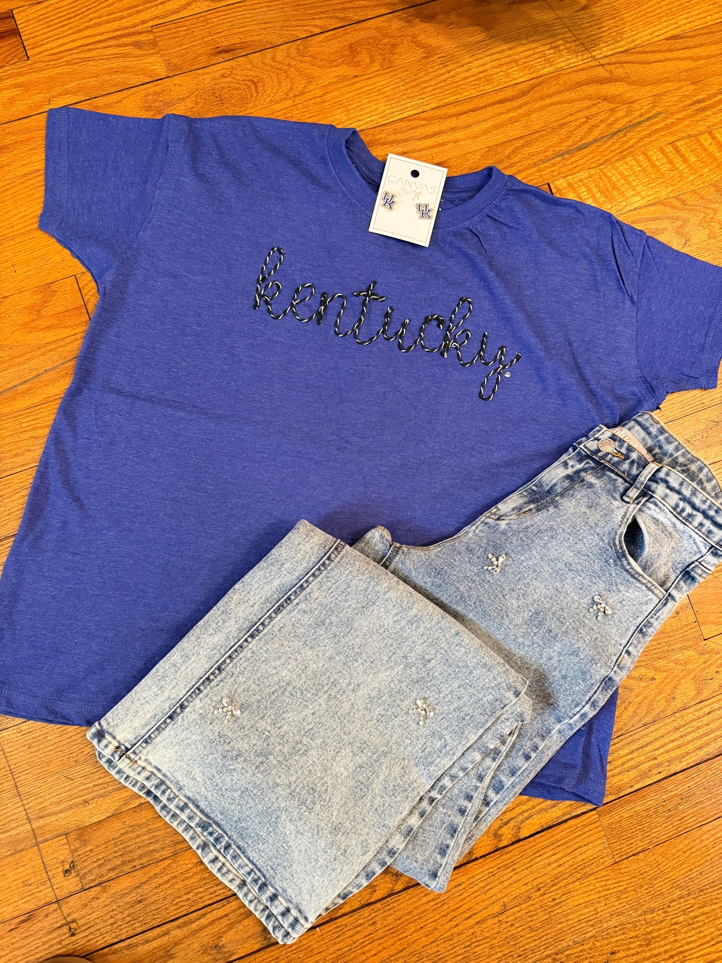 Kentucky Swirl Script Tee
