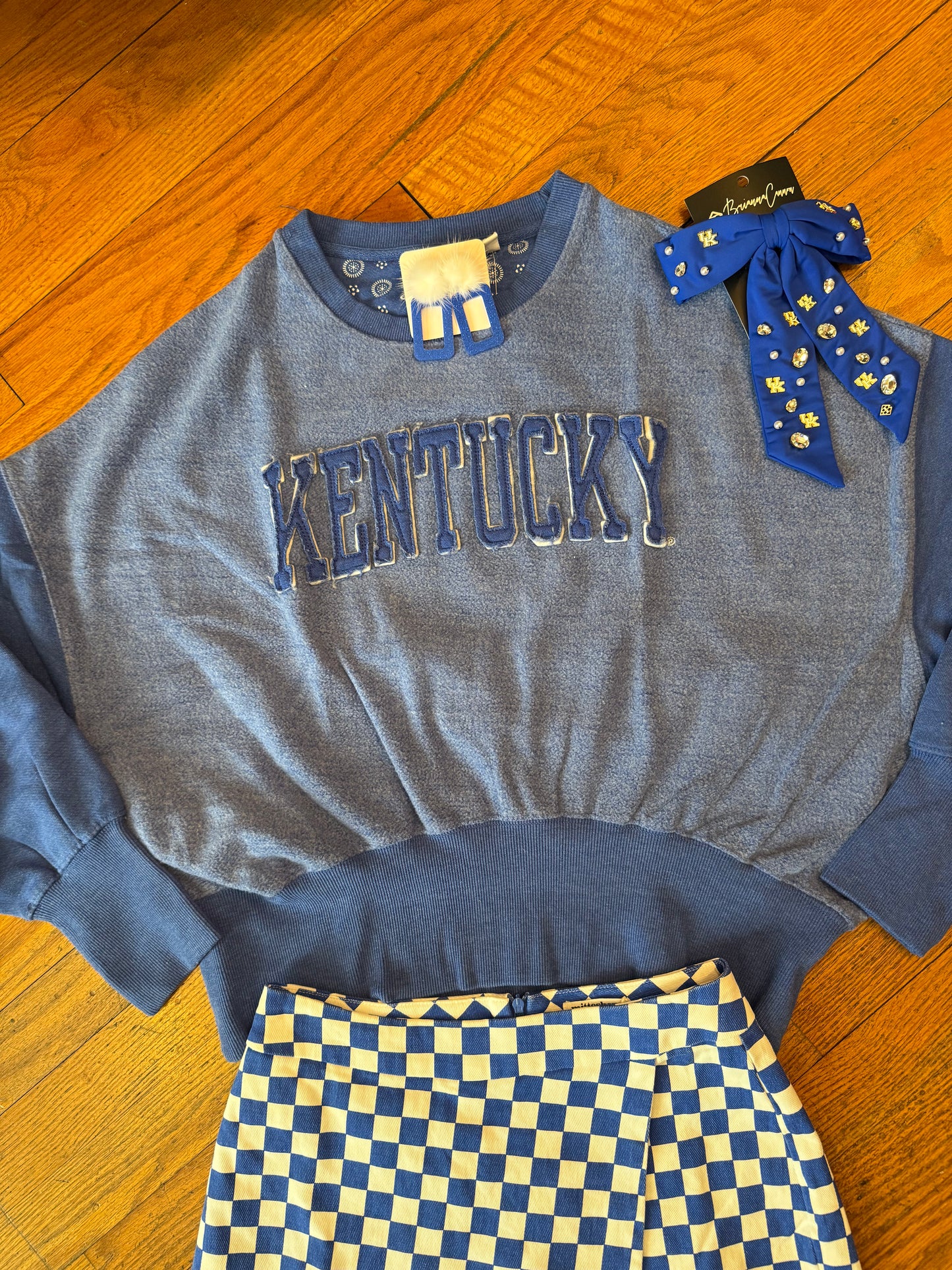 Kentucky Dolman Crew-Neck Fleece