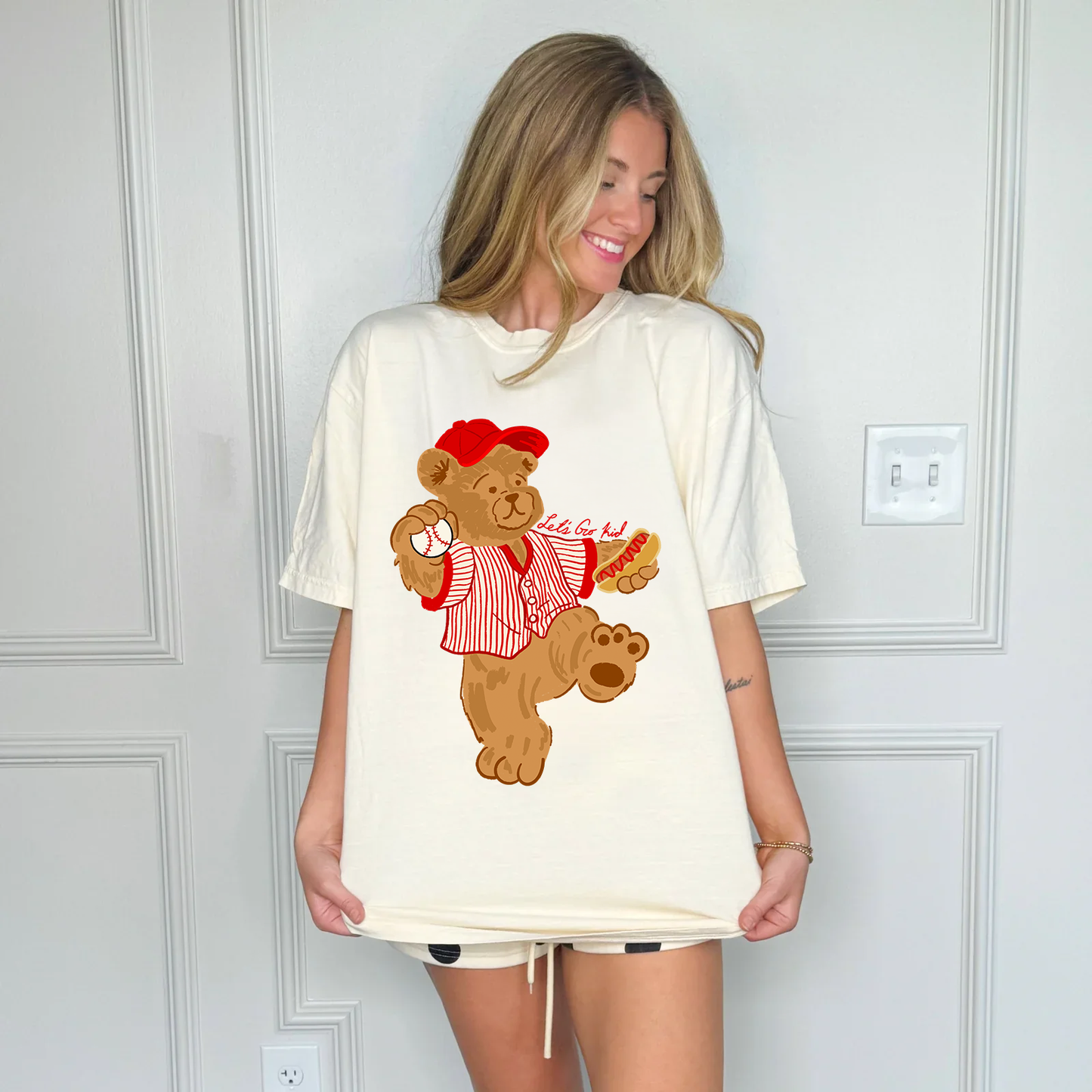 Baseball Teddy Tee