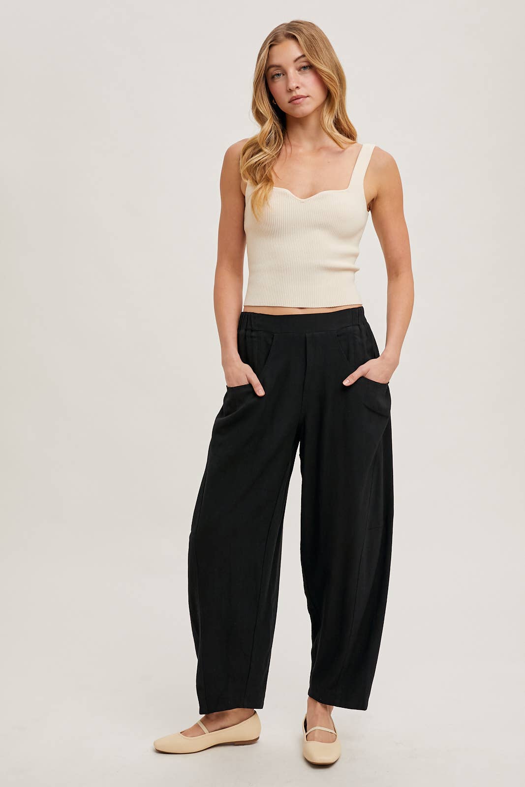 Relaxed Barrel Pants
