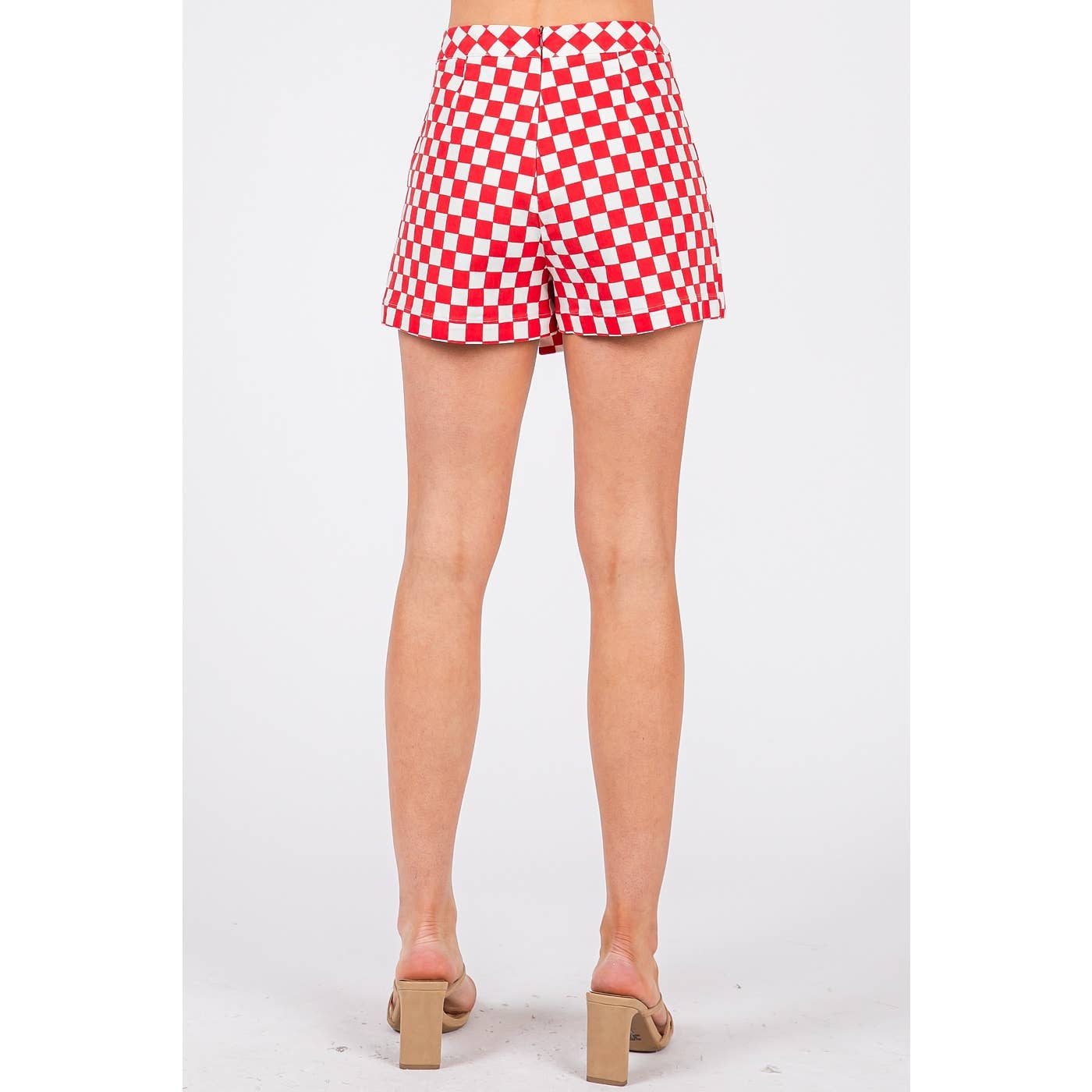 Game Day Checkered Wrap Skort