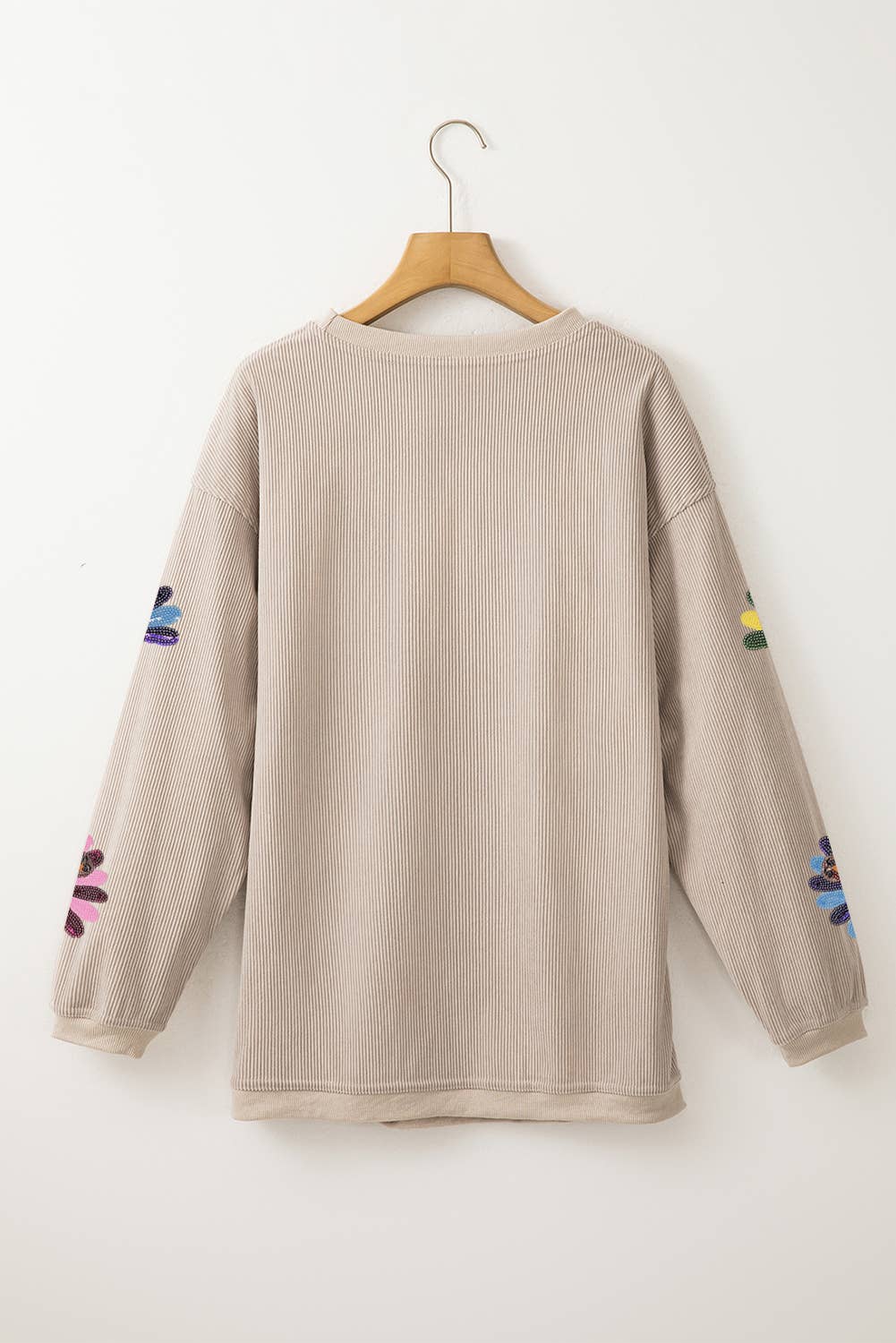 Sequin Turkey Pullover
