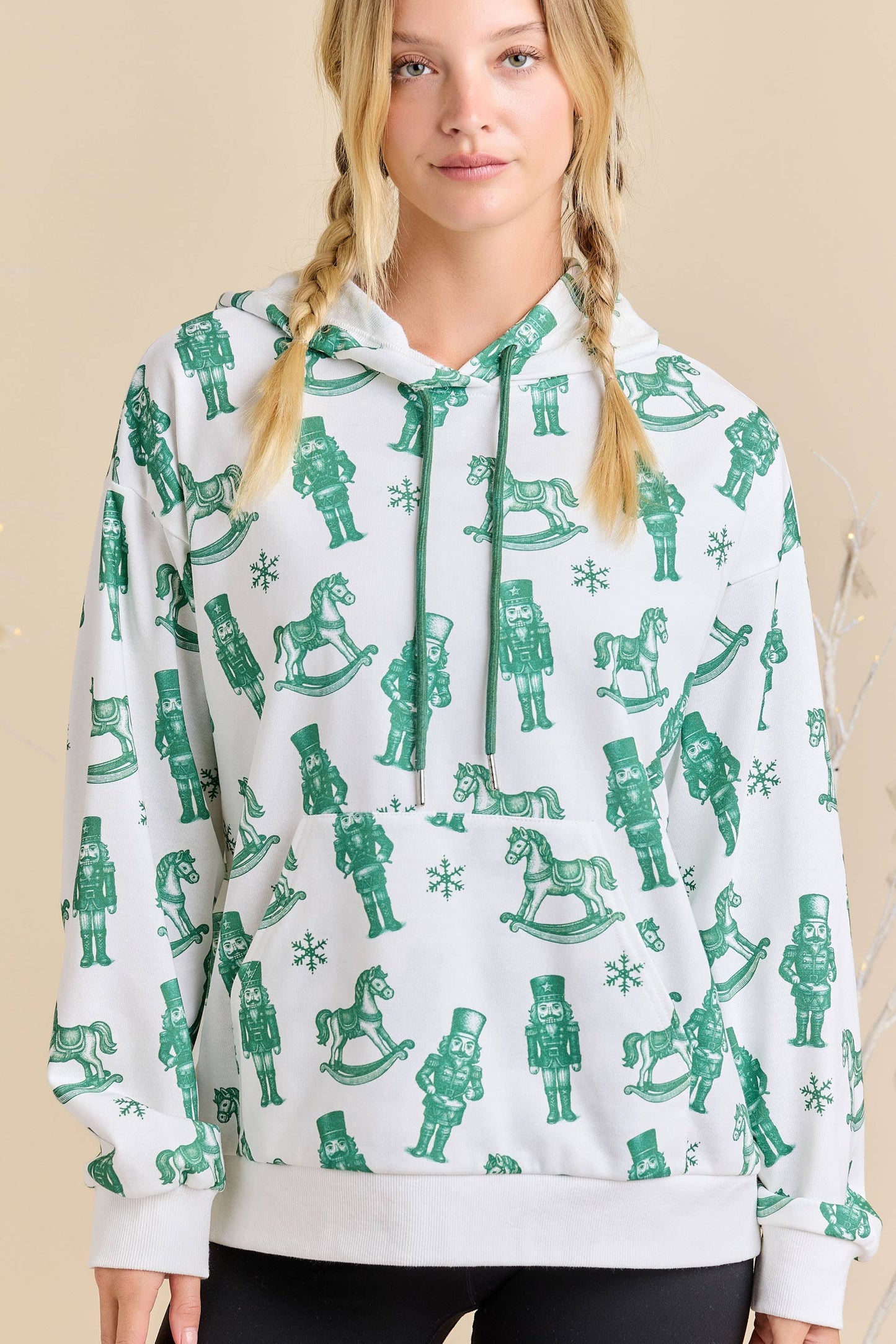 Nutcracker All-Over Print Christmas Hoodie