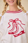 Ice Skate Print Sweater