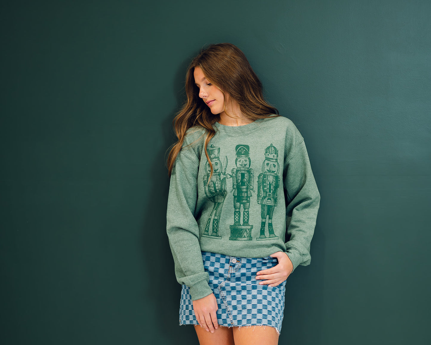 Monochrome Nutcracker Sweatshirt