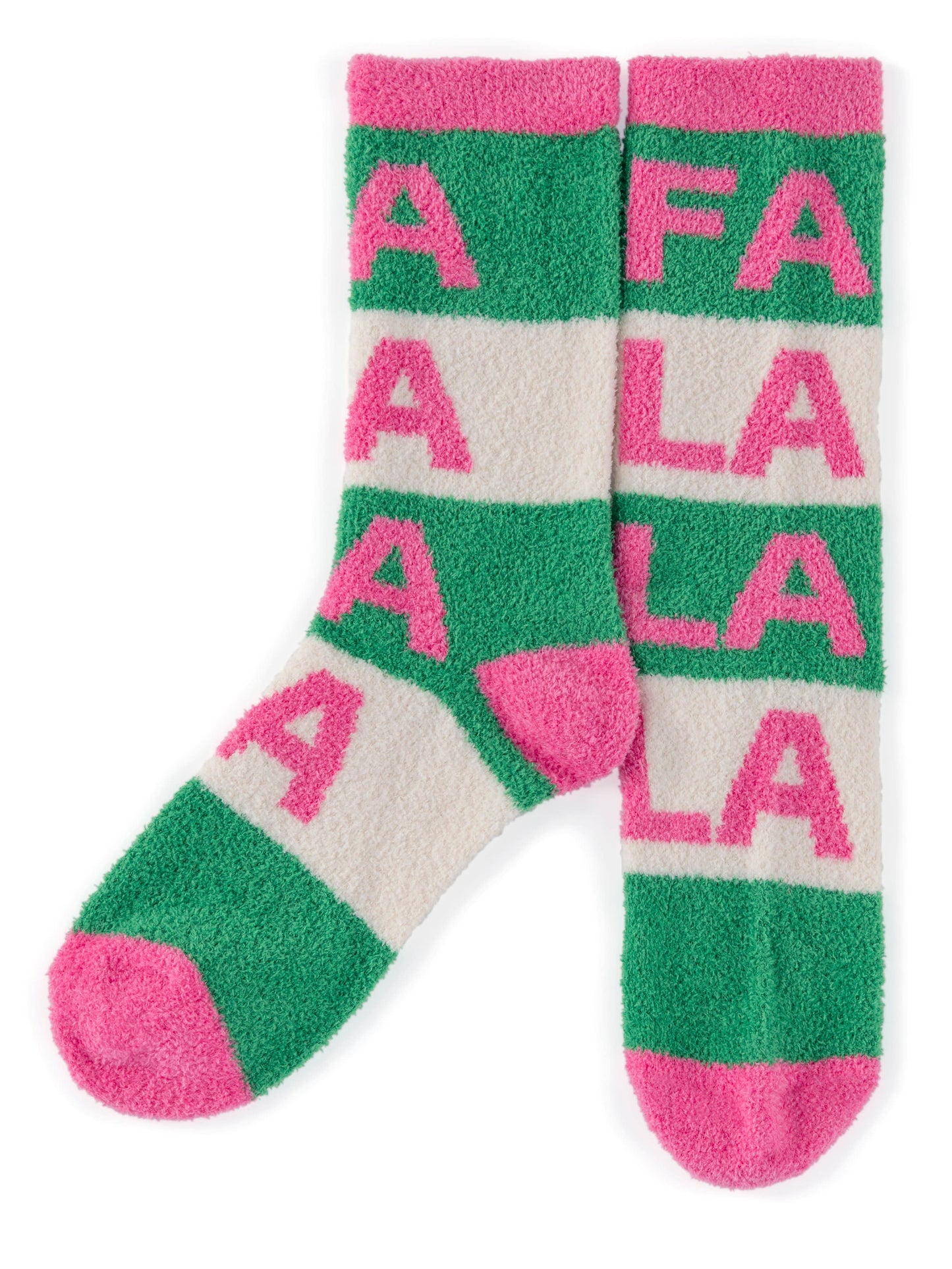 "FA LA LA" Socks