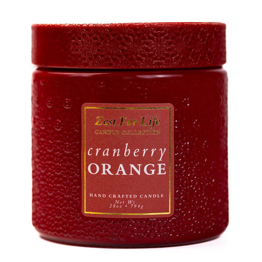 Zest For Life Candle (28oz.) - Cranberry Orange