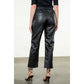 Leather Drawstring Pant