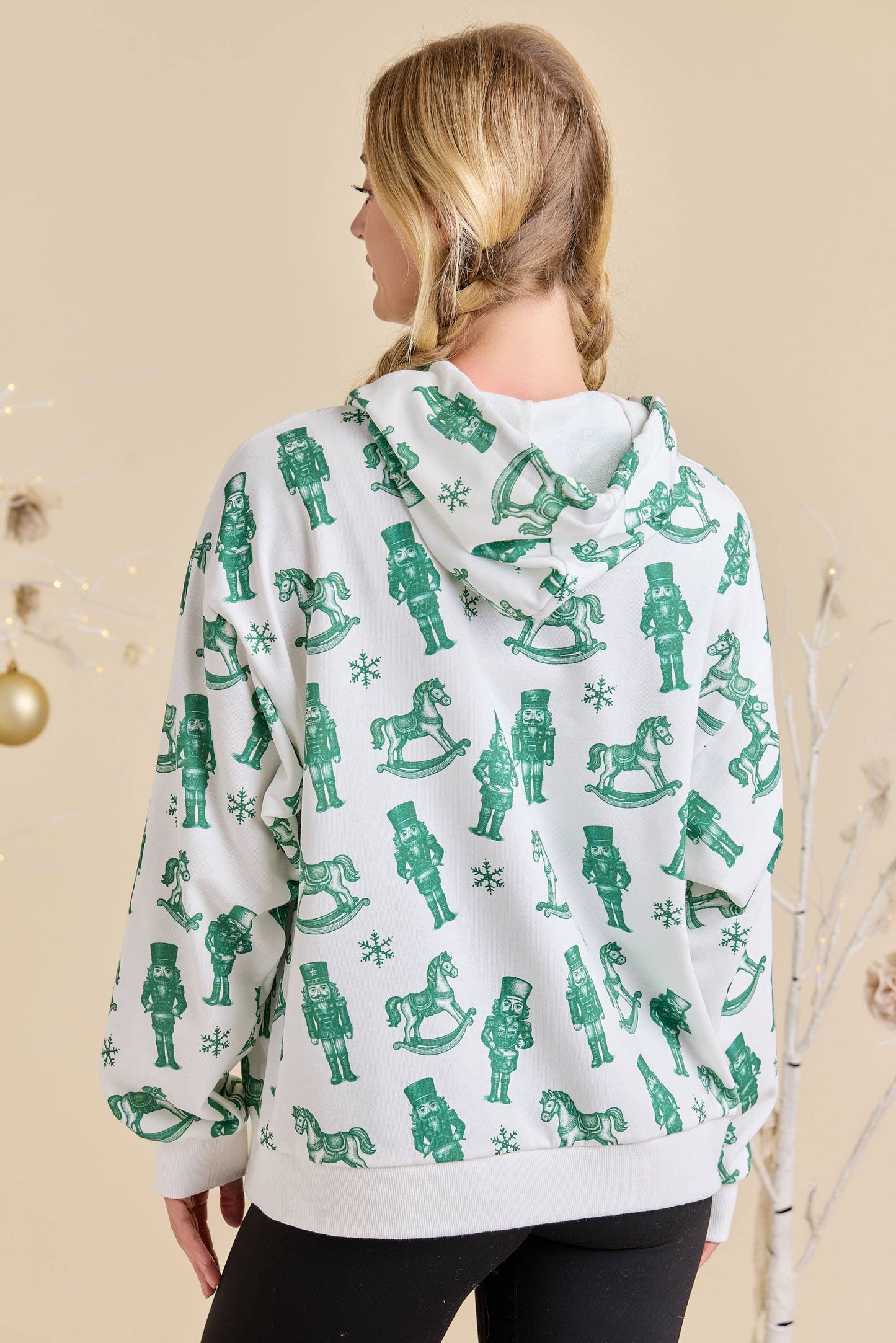 Nutcracker All-Over Print Christmas Hoodie