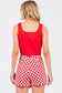 Corset Crop Tank Top
