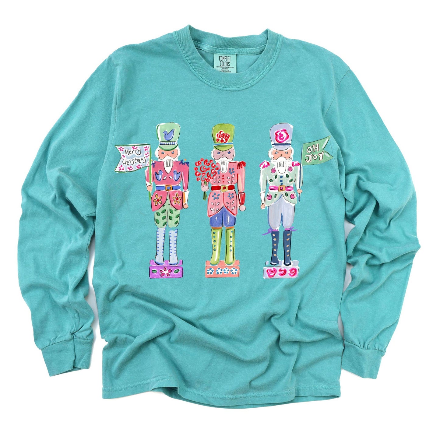 Watercolor Nutcracker Long Sleeve Tee