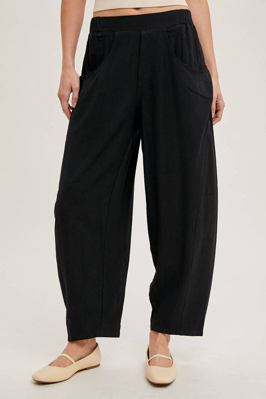 Relaxed Barrel Pants