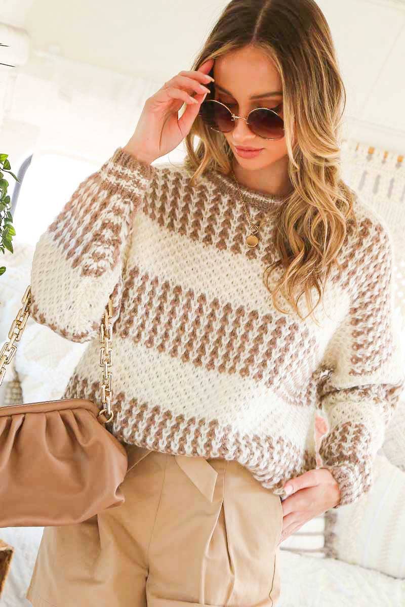 Color Blocked Sweater