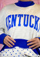 “KENTUCKY” Reversible Polka Dot Mockneck