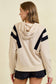 Colorblock Half Zip Up Hoodie Sweatshirt