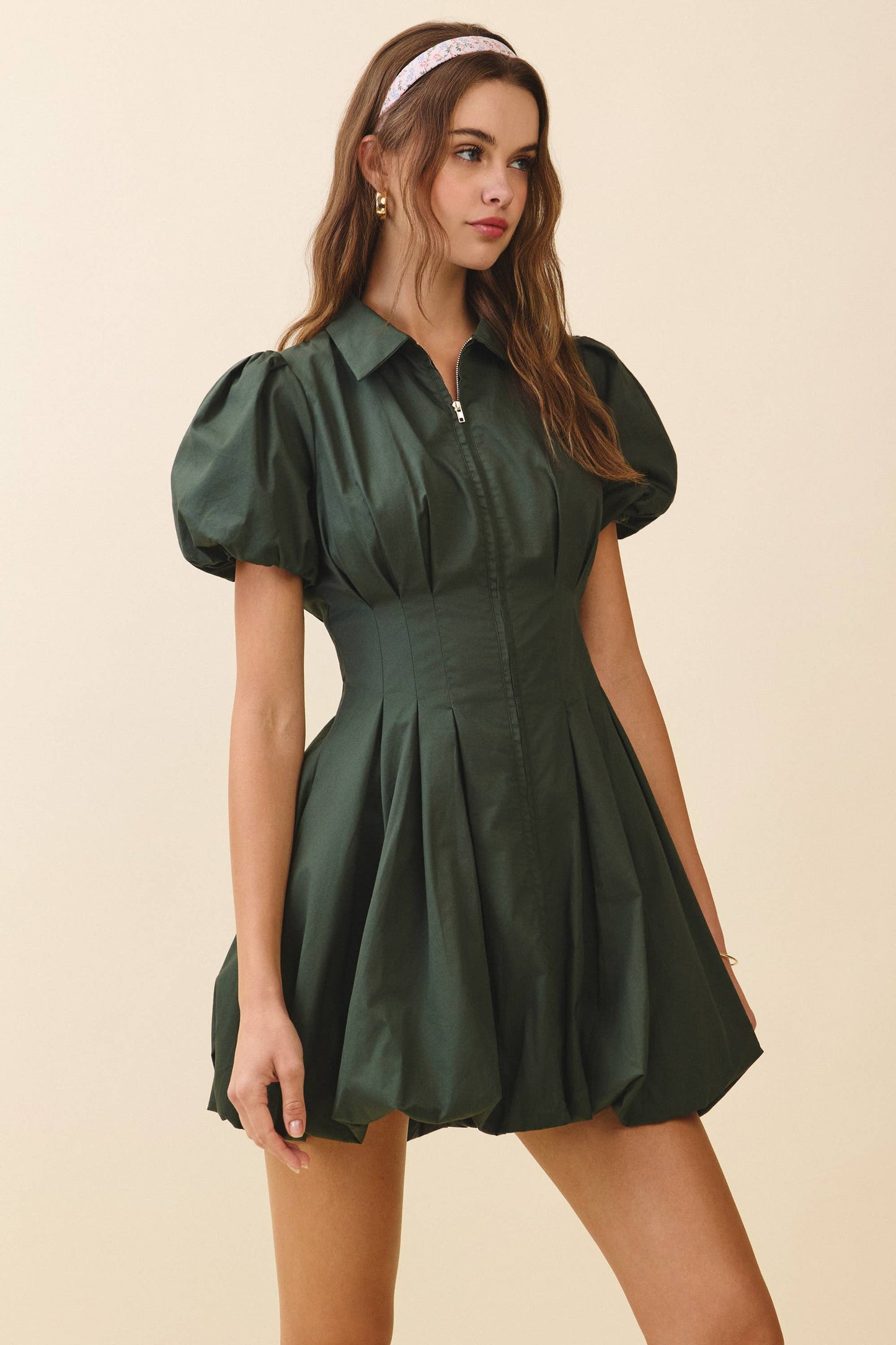 Bubble Sleeves Dress
