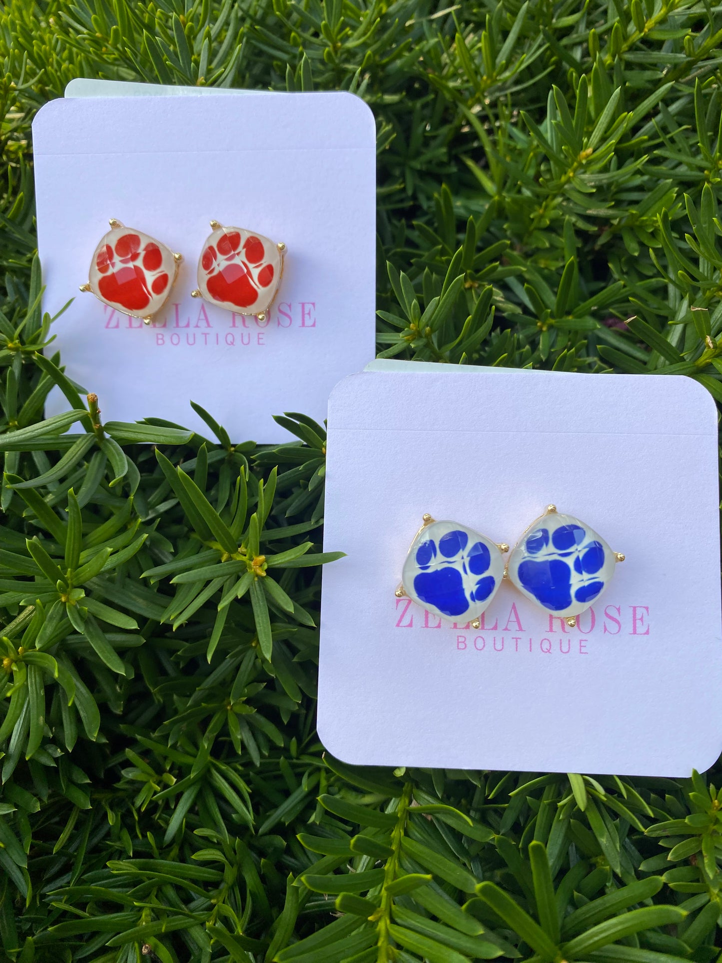 Paw Stud Earrings