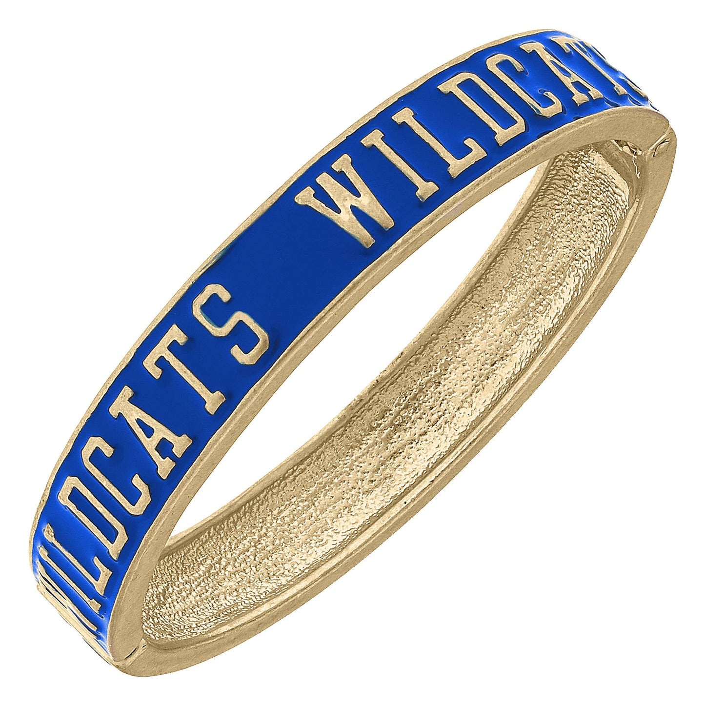 Kentucky Wildcats Enamel Hinge Bangle Bracelet in Blue