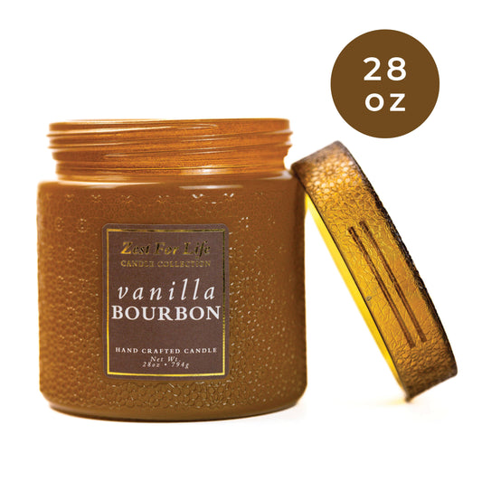 Zest For Life Candle (28oz.) - Vanilla Bourbon