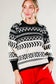 Aztec Raglan Sleeve Sweater