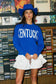 Kentucky Varsity Intarsia Knit Sweater