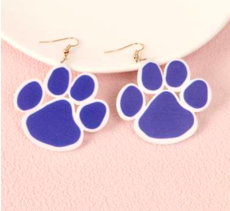 Paw Print Earrings