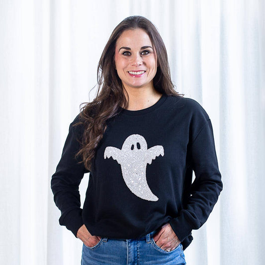 Ghost Sequin Sweatshirt