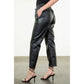 Leather Drawstring Pant