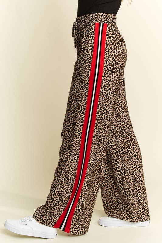 Leopard Contrast Pant
