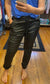 Faux Leather Stretch Pants