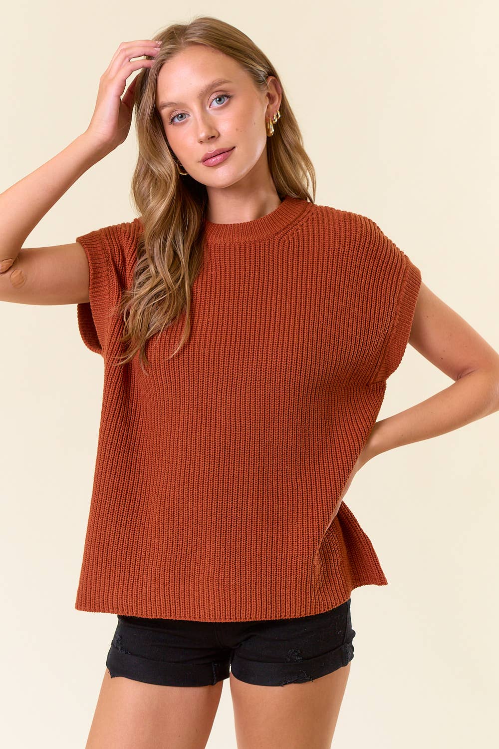 Ribbed Sweater Vest