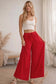 Relaxed Polka Dot Wide Leg Pants