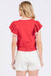 Ruffle Sleeve Sweater